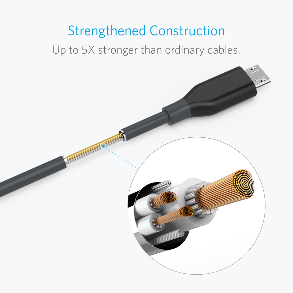 PowerLine 4 in. Micro USB