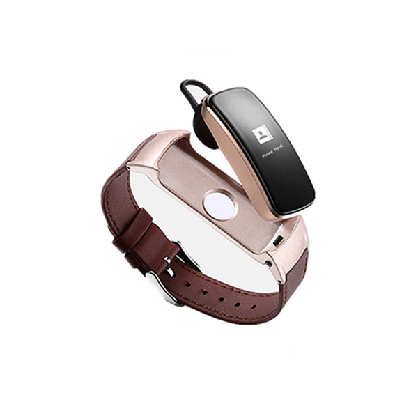 0.96 "smart talk band  headset Multi-Touch Bloeddruk smart armband Hartslag Tracker fitness armband smartwatch